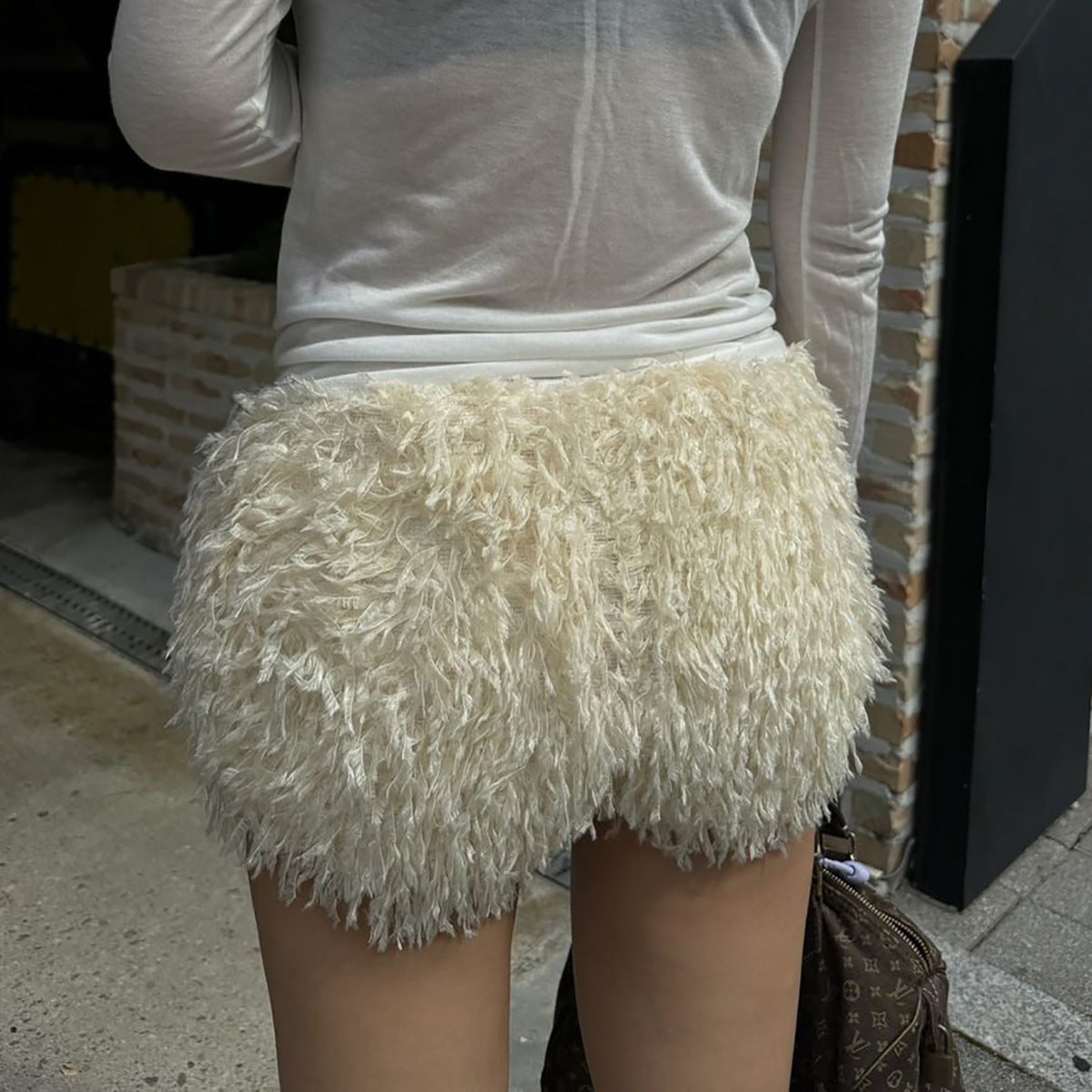 Retro Fluffed Shorts